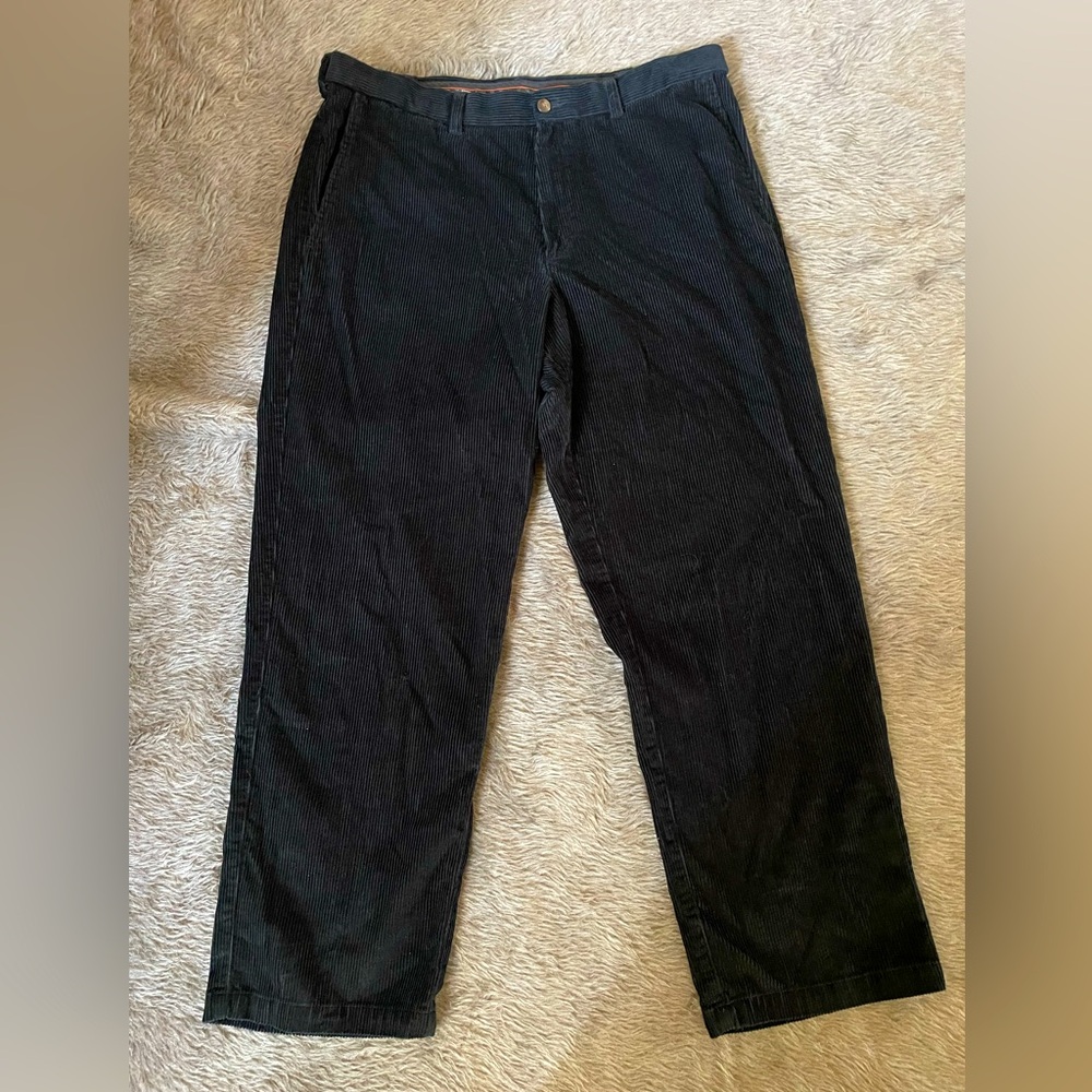 Haggar Men's Dark Corduroy Trousers ( 36, 30 )
